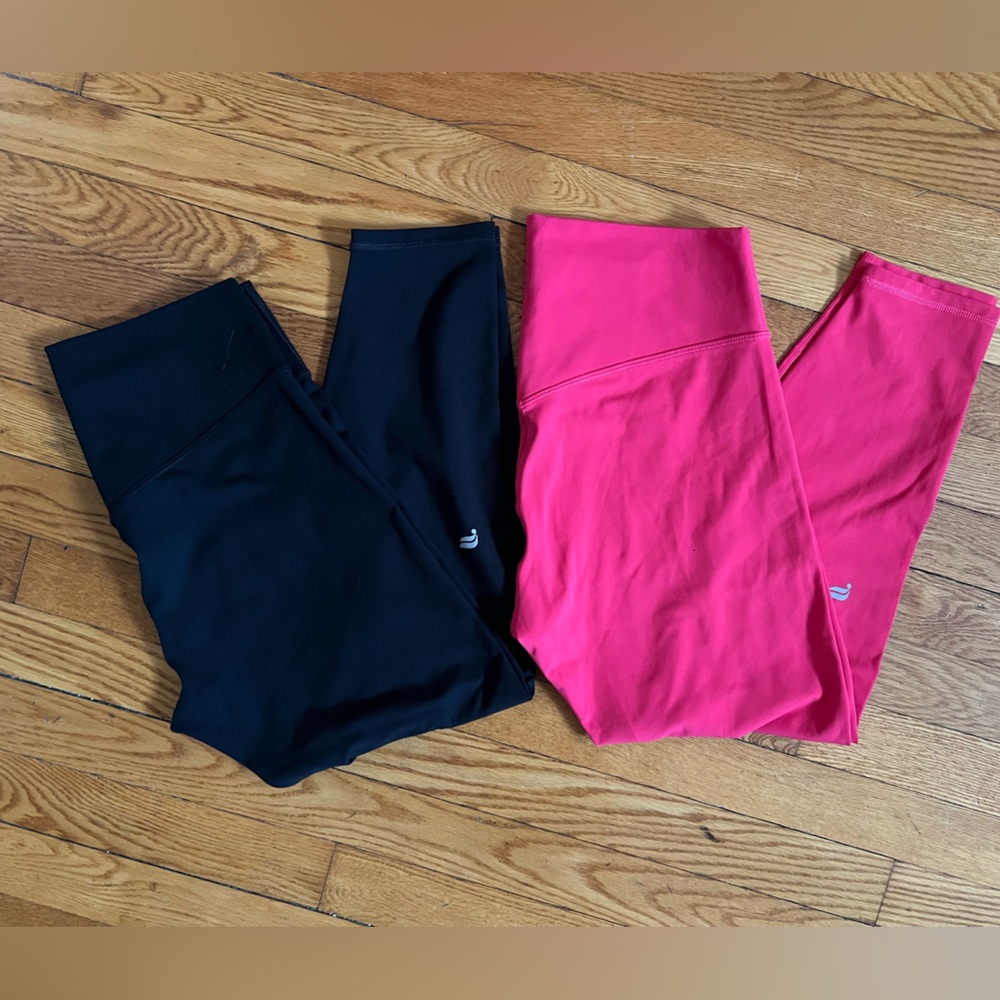 Fabletics Black and Pink Leggings